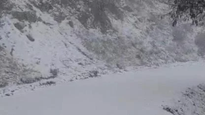 YANAN BÖLGELER BEYAZA BÜRÜNDÜ