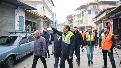 BAŞKAN ÇAVUŞOĞLU İNCELEMELERDE BULUNDU