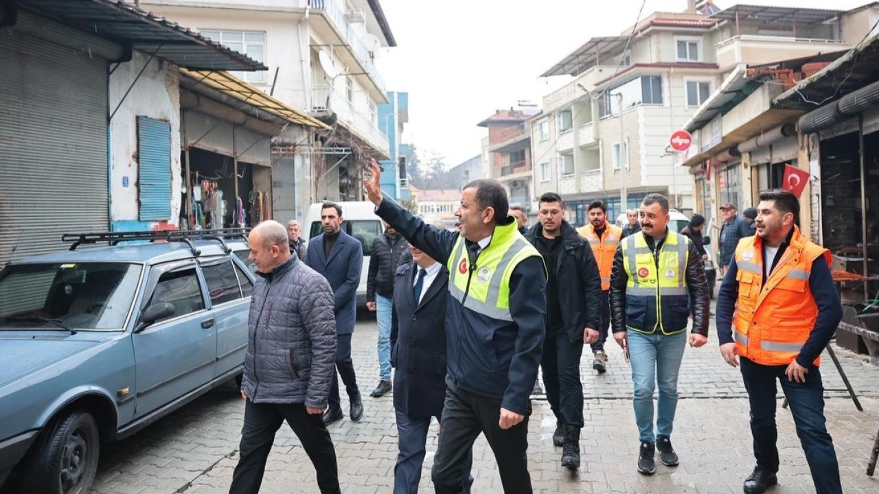 BAŞKAN ÇAVUŞOĞLU İNCELEMELERDE BULUNDU
