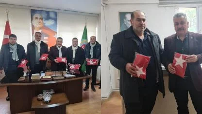 “BAYRAĞIMIZA SAHİP ÇIKIYORUZ”