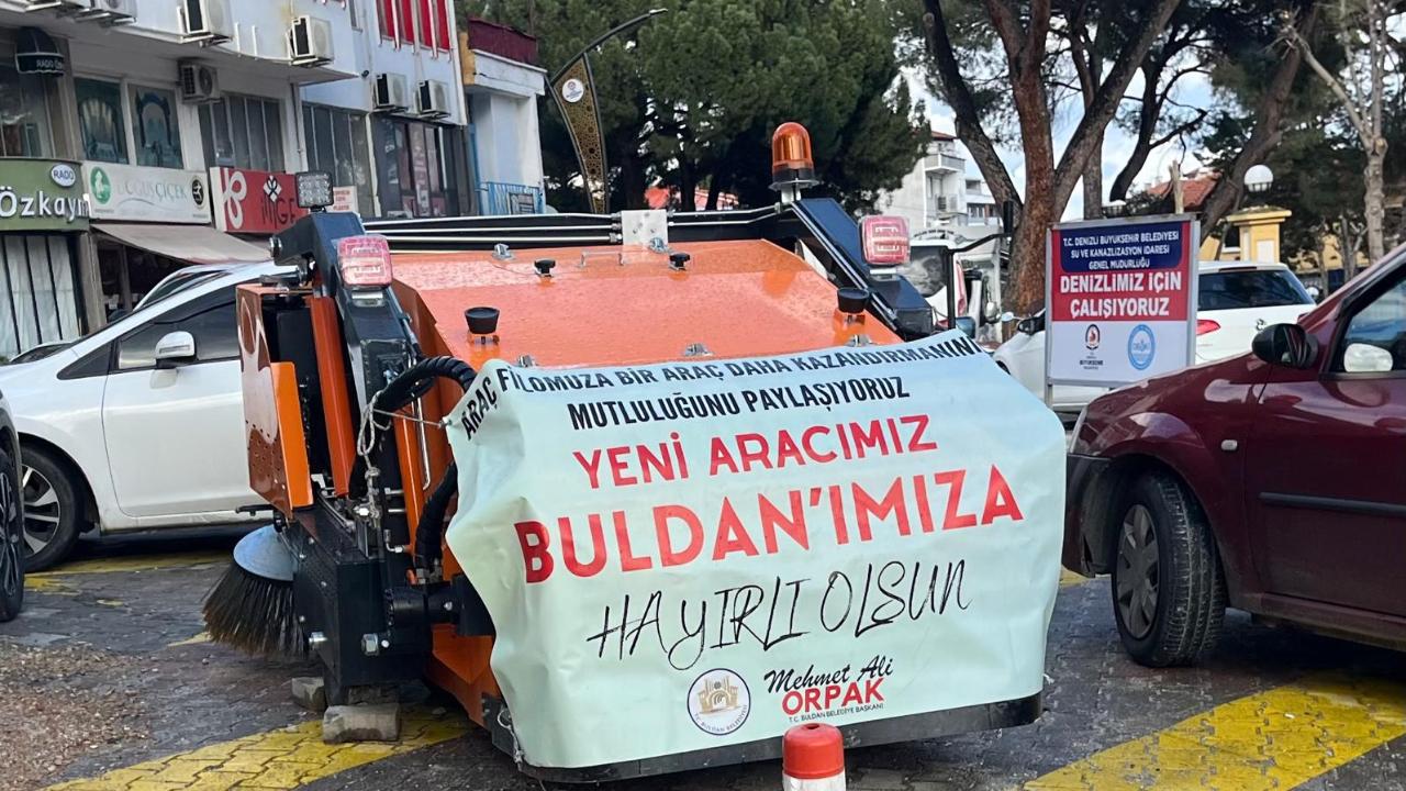 BULDAN’IN YOLLARINI ARTIK BU ARAÇ SÜPÜRECEK