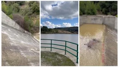 DIMBAZLAR GÖLETİNDEN TAŞAN SULAR DERBENT BARAJINA ULAŞTI