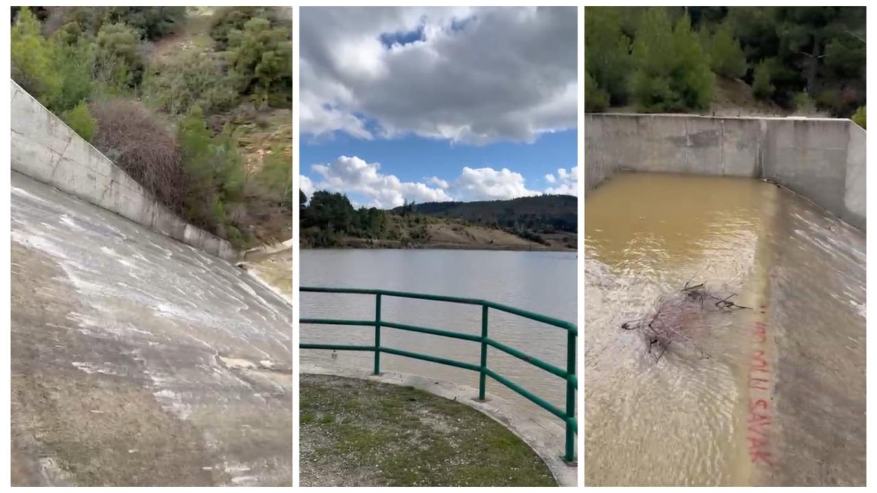 DIMBAZLAR GÖLETİNDEN TAŞAN SULAR DERBENT BARAJINA ULAŞTI