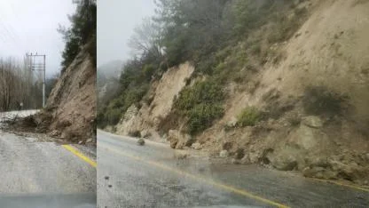 TORAK KAYMALARI YOLLARDA TEHLİKE YARATIYOR