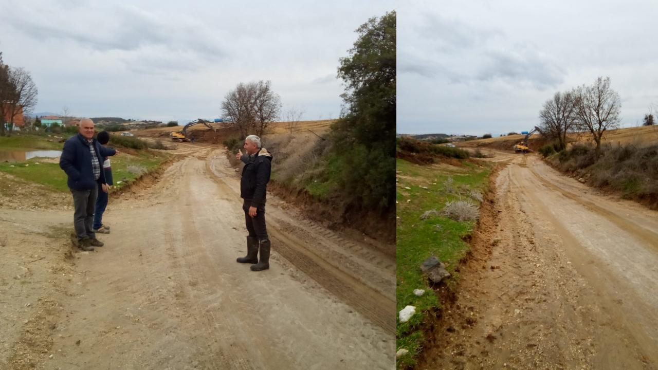 TÜRLÜBEY’İN YOL SORUNU BÜYÜKŞEHİR ÇÖZDÜ