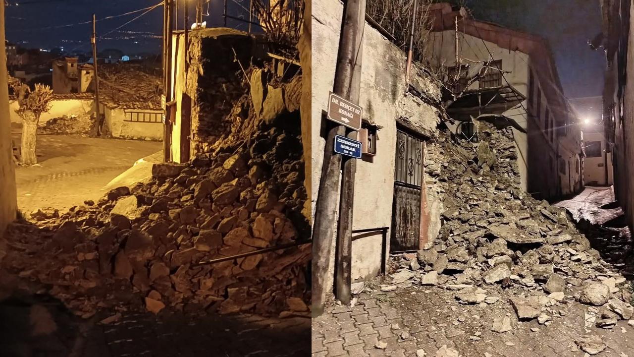 ZENRENTİ’DE DUVAR YIKILDI