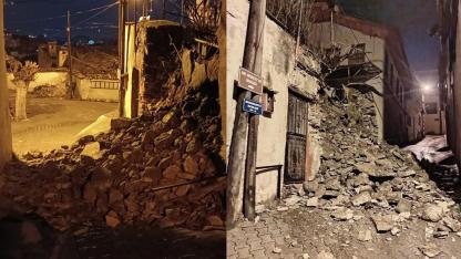 ZENRENTİ’DE DUVAR YIKILDI