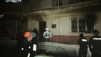 BOŞ EVDE ÇIKAN YANGIN KORKUTTU
