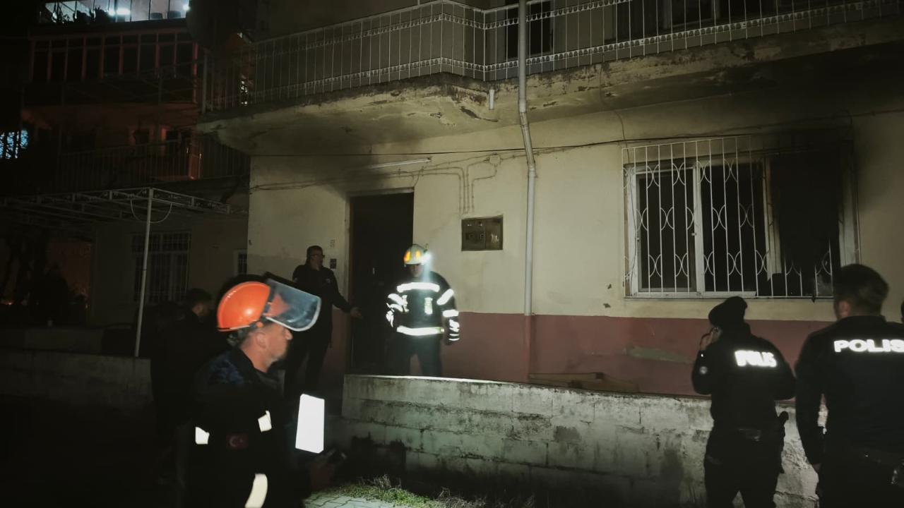 BOŞ EVDE ÇIKAN YANGIN KORKUTTU