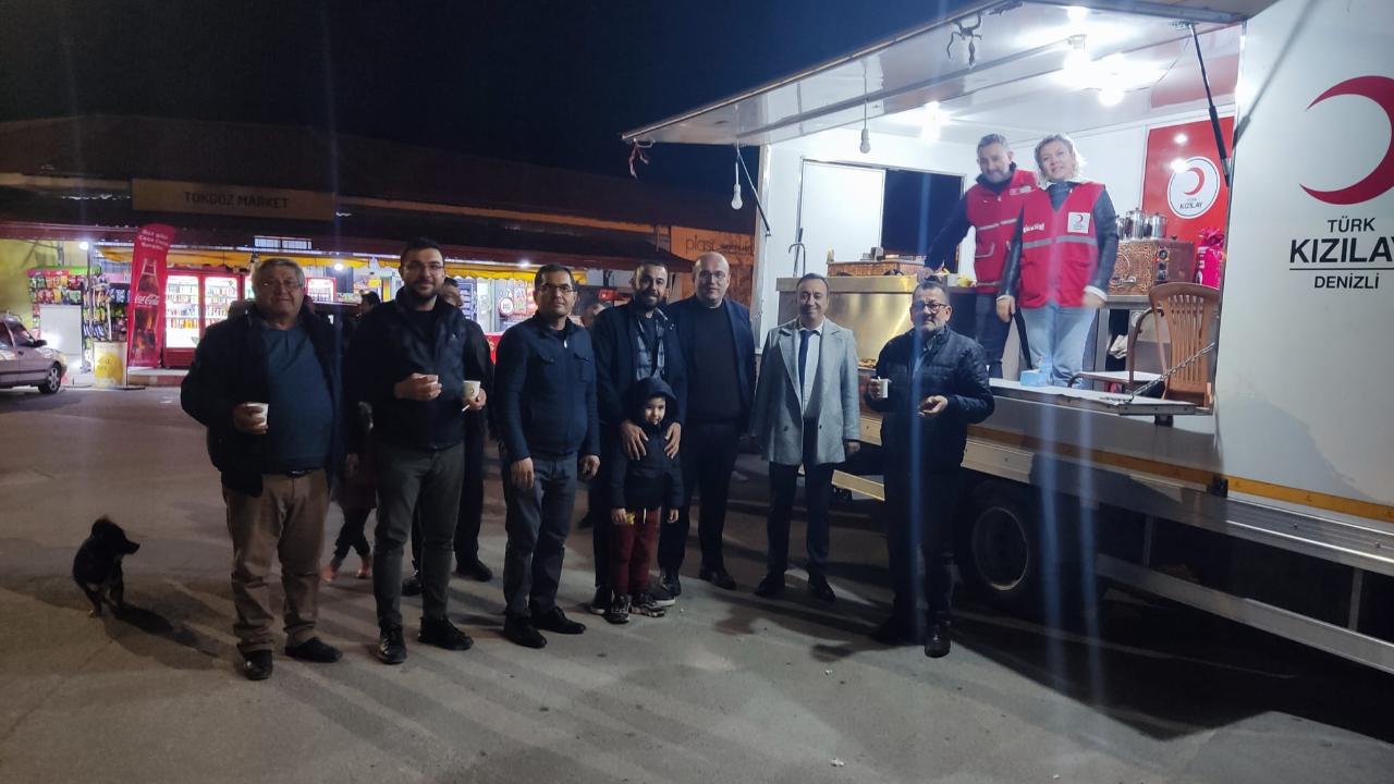 KIZILAY ZİYARET ETTİ, SEVİNDİRDİ