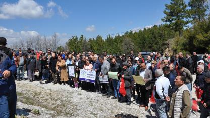 “MADEN ÇIKARMA ÇALIŞMALARINA HAYIR”