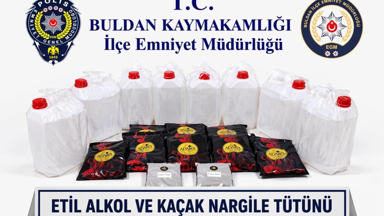 OPERASYONLA ETİL ALKOL VE KAÇAK TÜTÜN ELE GEÇİRİLDİ