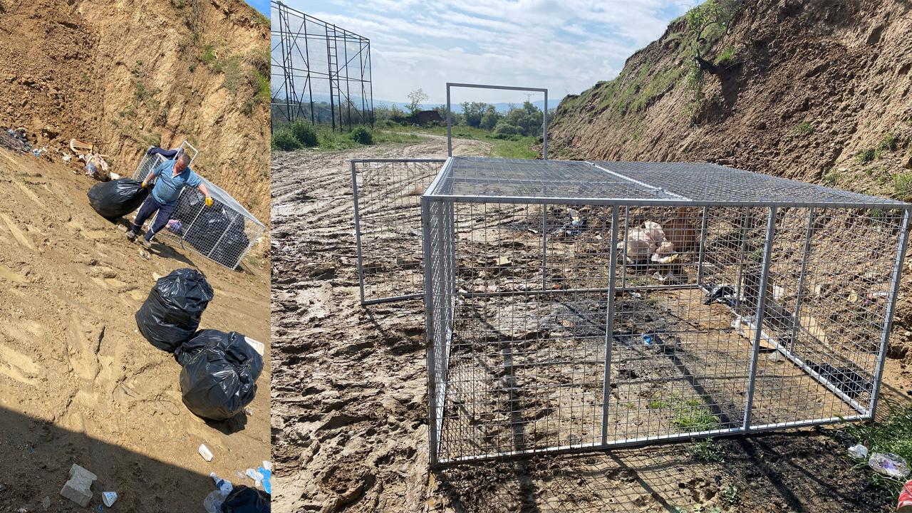 VATANDAŞIN YAPTIRDIĞI ATIK DEPOSU TAKDİR TOPLADI