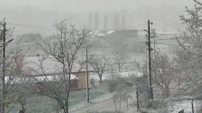 KOVANOLUK’TA KAR YAĞIŞI BAŞLADI