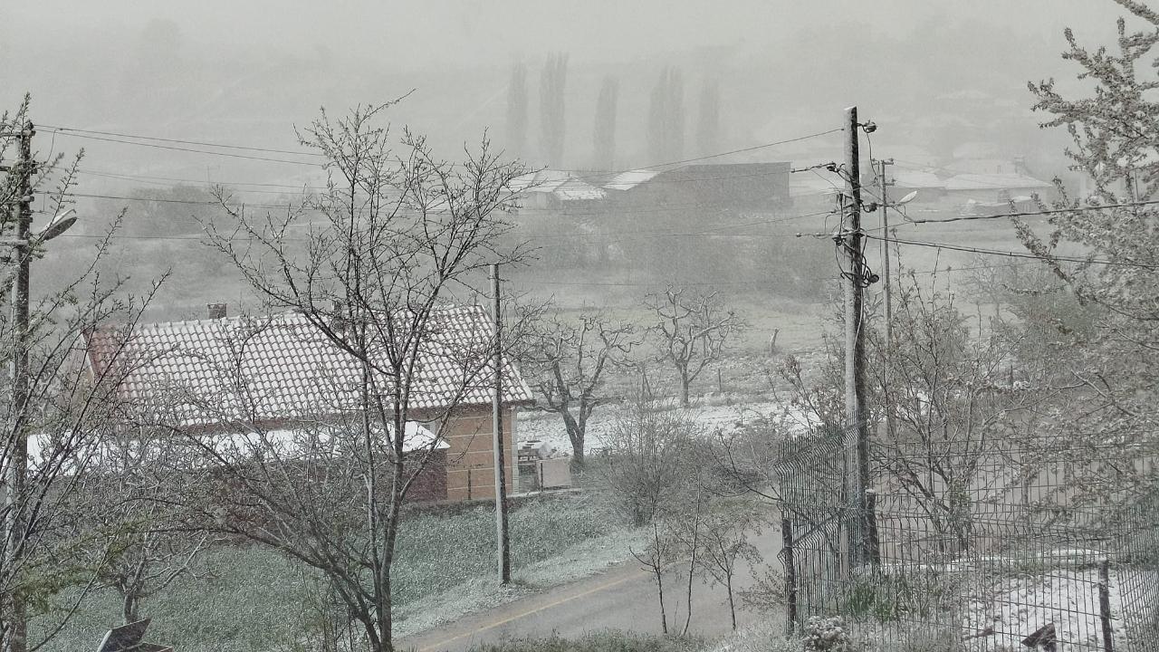 KOVANOLUK’TA KAR YAĞIŞI BAŞLADI