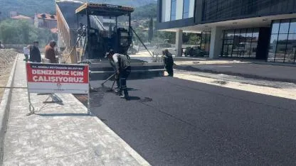 SICAK ASFALT ÇALIŞMALARI BAŞLADI