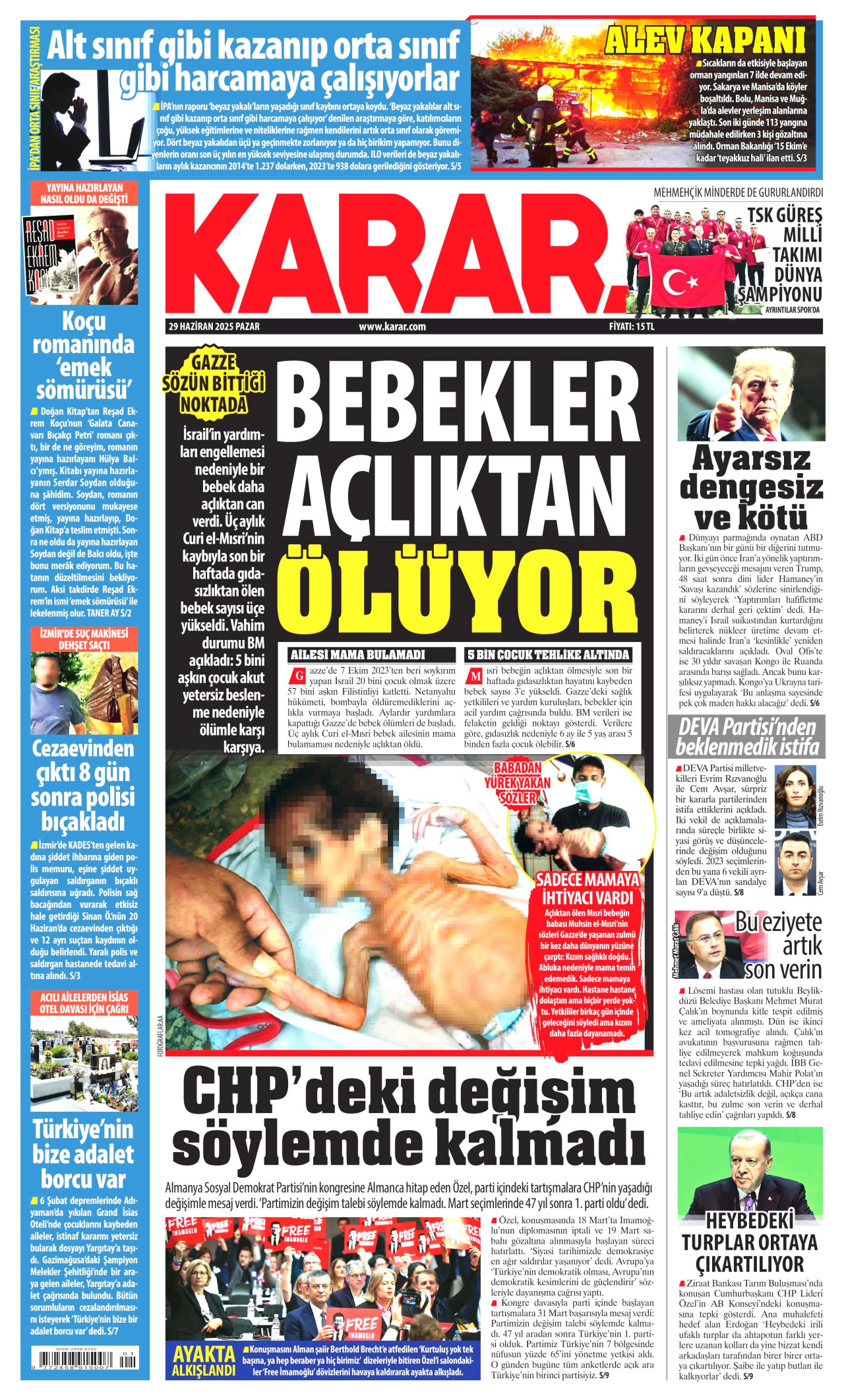 KARAR Gazete Manşeti