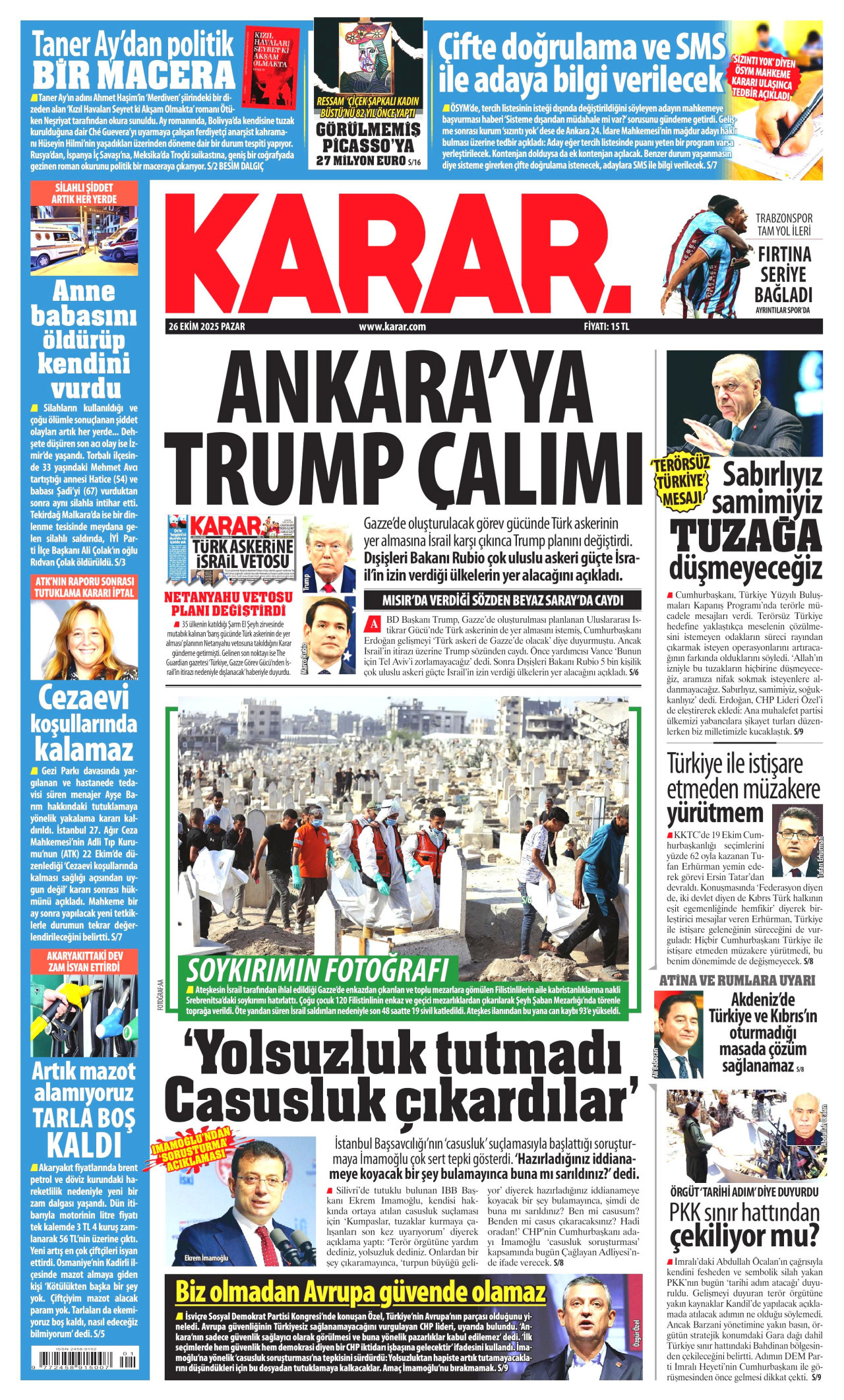 KARAR Gazete Manşeti