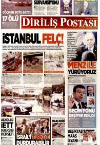 DİRİLİŞ POSTASI Gazete Manşeti