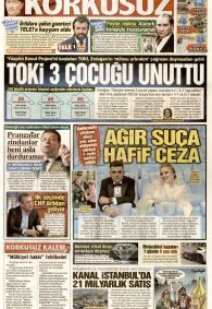 KORKUSUZ Gazete Manşeti