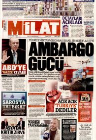 MİLAT Gazete Manşeti