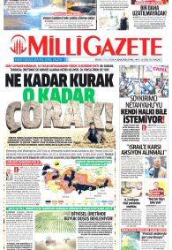 MİLLİ GAZETE Gazete Manşeti