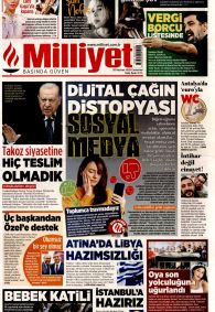 MİLLİYET Gazete Manşeti