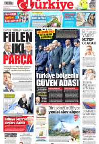 TÜRKİYE GAZETESİ Gazete Manşeti