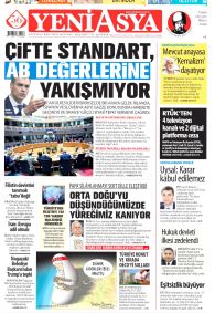 YENİ ASYA Gazete Manşeti