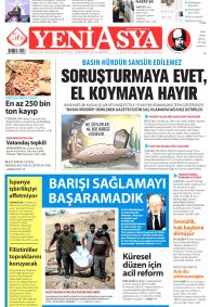 YENİ ASYA Gazete Manşeti