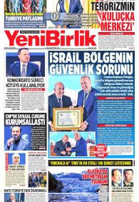 Yeni Birlik Gazetesi Gazete Manşeti