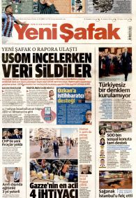 YENİ ŞAFAK Gazete Manşeti