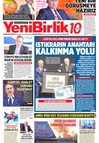 YENİBİRLİK Gazete Manşeti